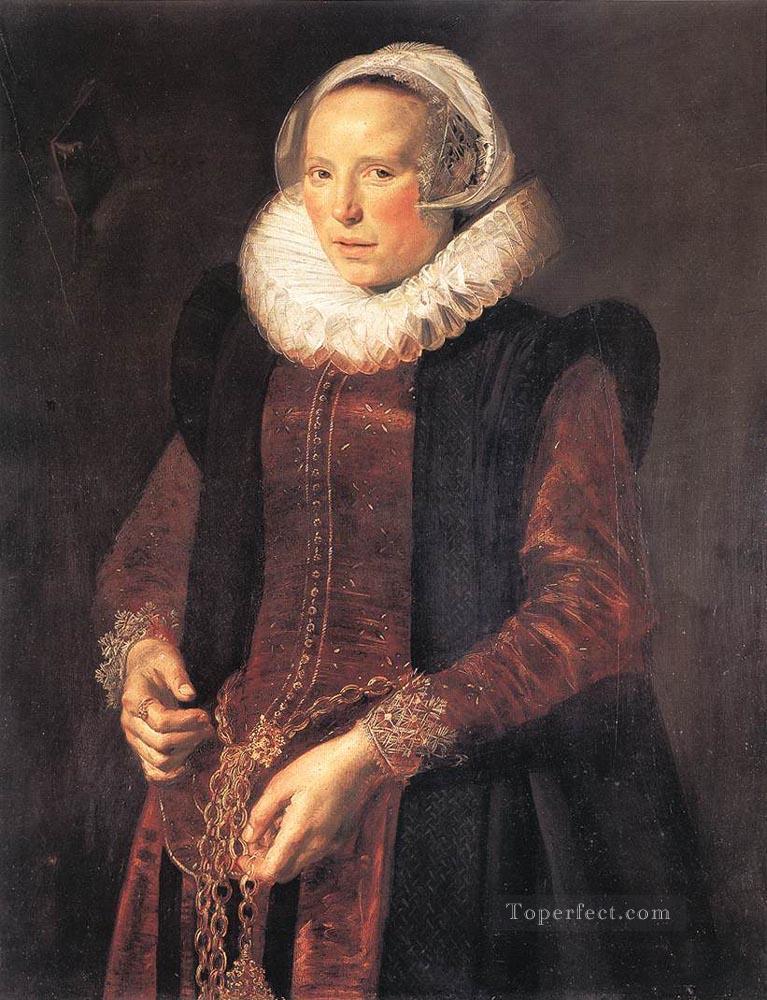 女性の肖像 オランダ黄金時代 フランス・ハルス油絵